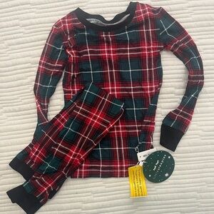 Little Sleepies Christmas Plaid Pajama Set - Red, Green, Black